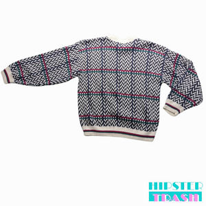 St John's Bay Cotton Stitched Striped Sweater Size Mens Large